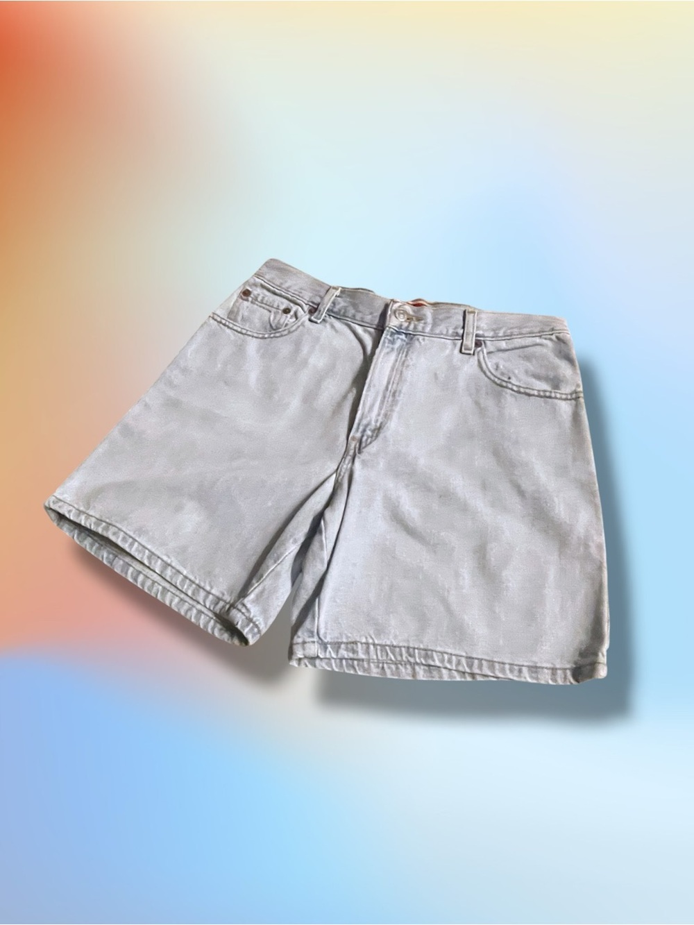 Levi's Women's Light Wash Classic Jeans Denim Shorts Size 10 - Picture 3 of 14